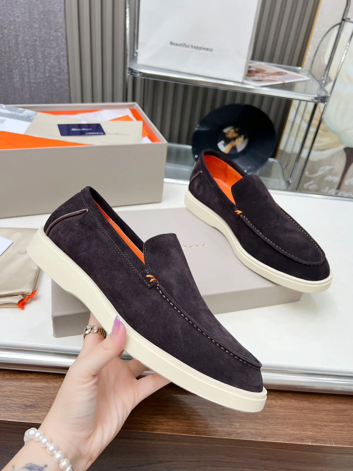 Santoni four seasons classic loafers