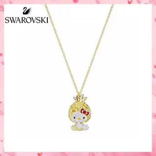 Swarovski Pineapple Crystal Kitty Clavicle Necklace