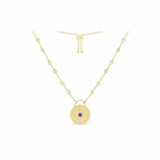 Apm monaco Sun and Moon shining pendant necklace