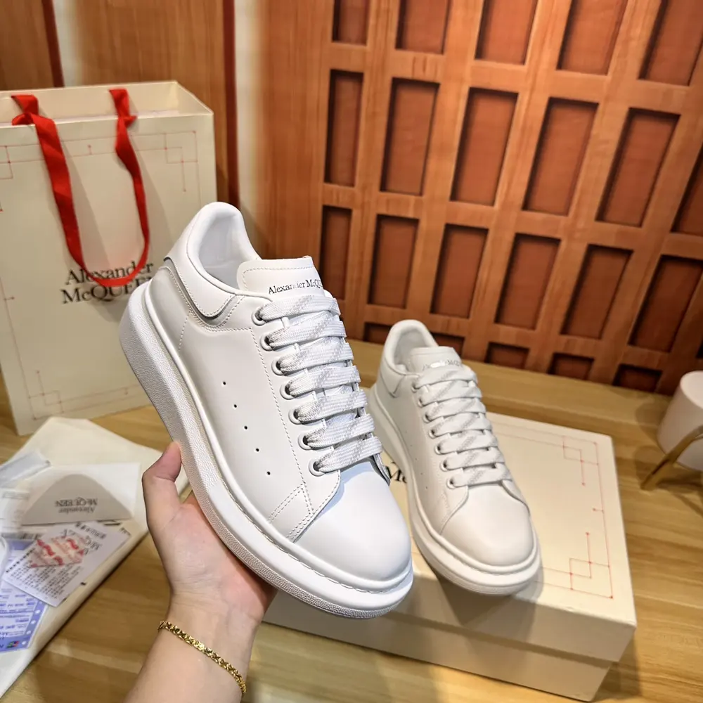 Alexander McQueen white shoes