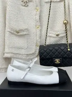 Chanel One-strap Thick Heel Mary Jane Shoes