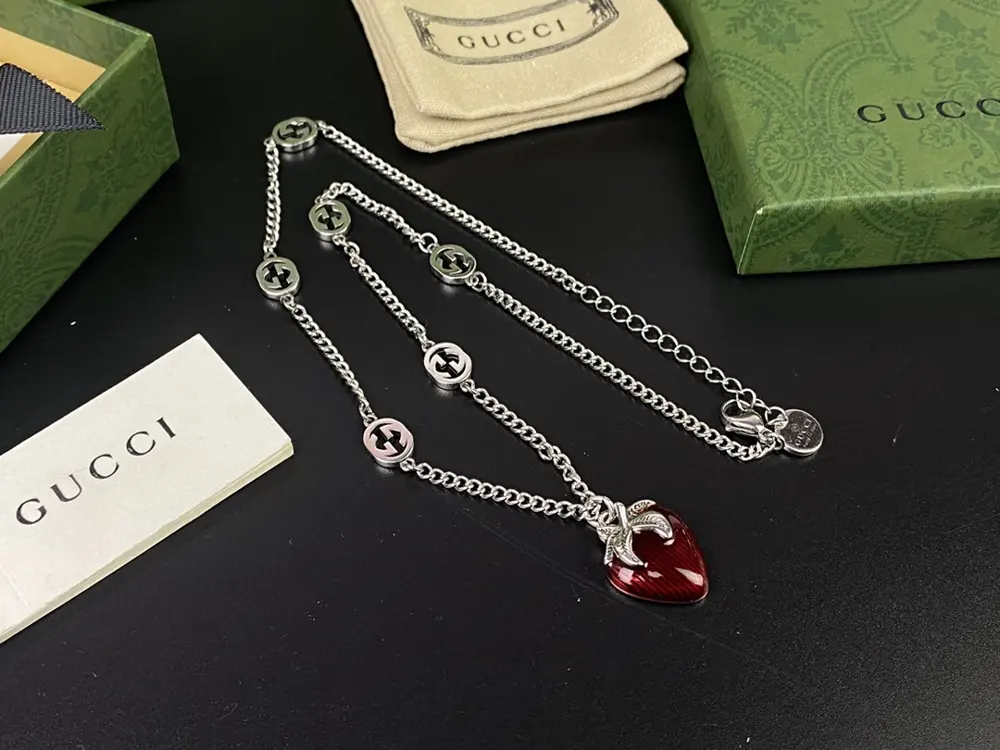 GUCCI Strawberry Necklace Hot item recommendation