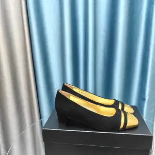 new single shoes CHANEL Xiaoxiang official website synchronized high version updated square