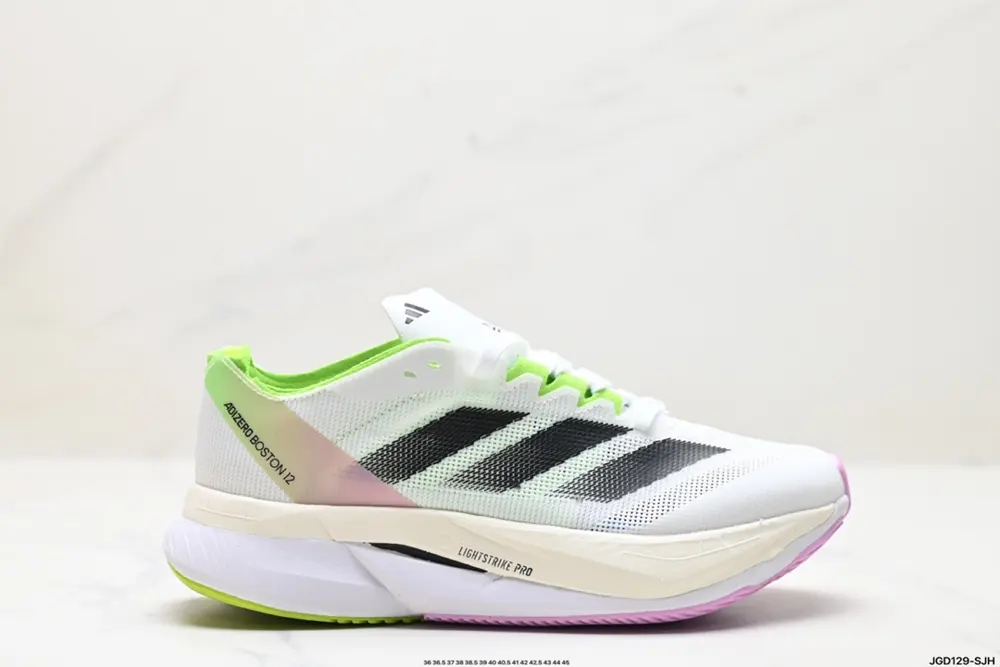 Adidas adizero BOSTON 12 M summer breathable mesh racing running shoes Boost cushioning sole ID4237