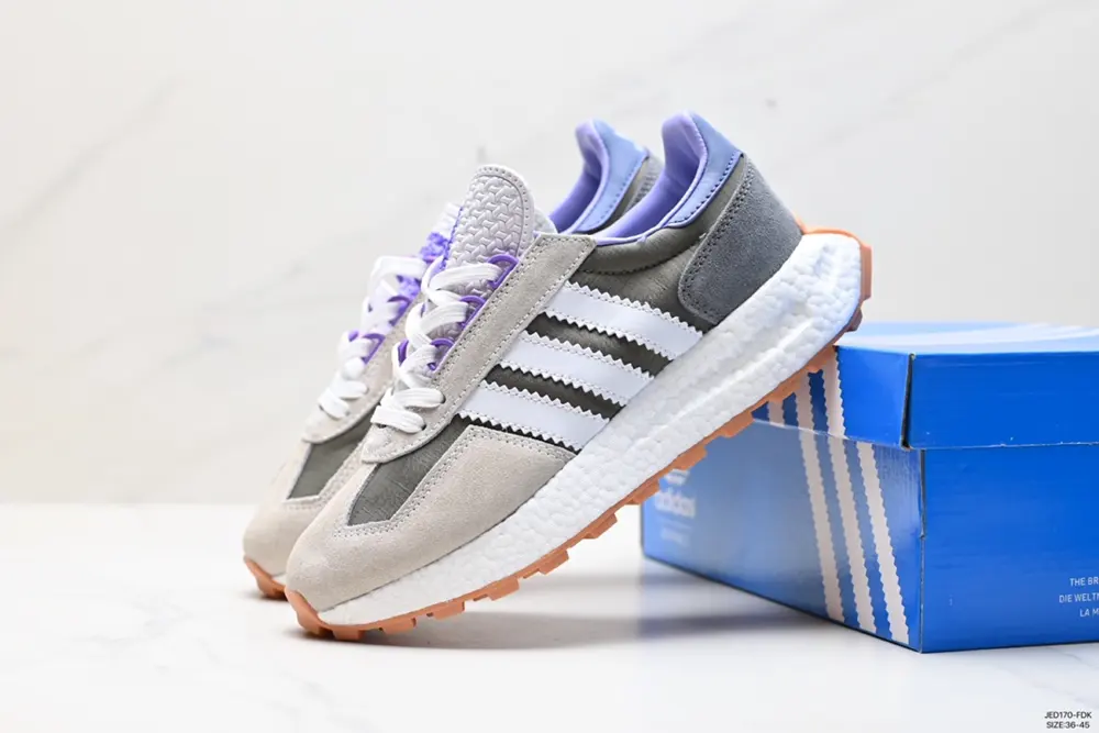 Adidas New Trefoil Thick-soled RETROPY E5 New low-top classic sneakers are inspired by GX5058