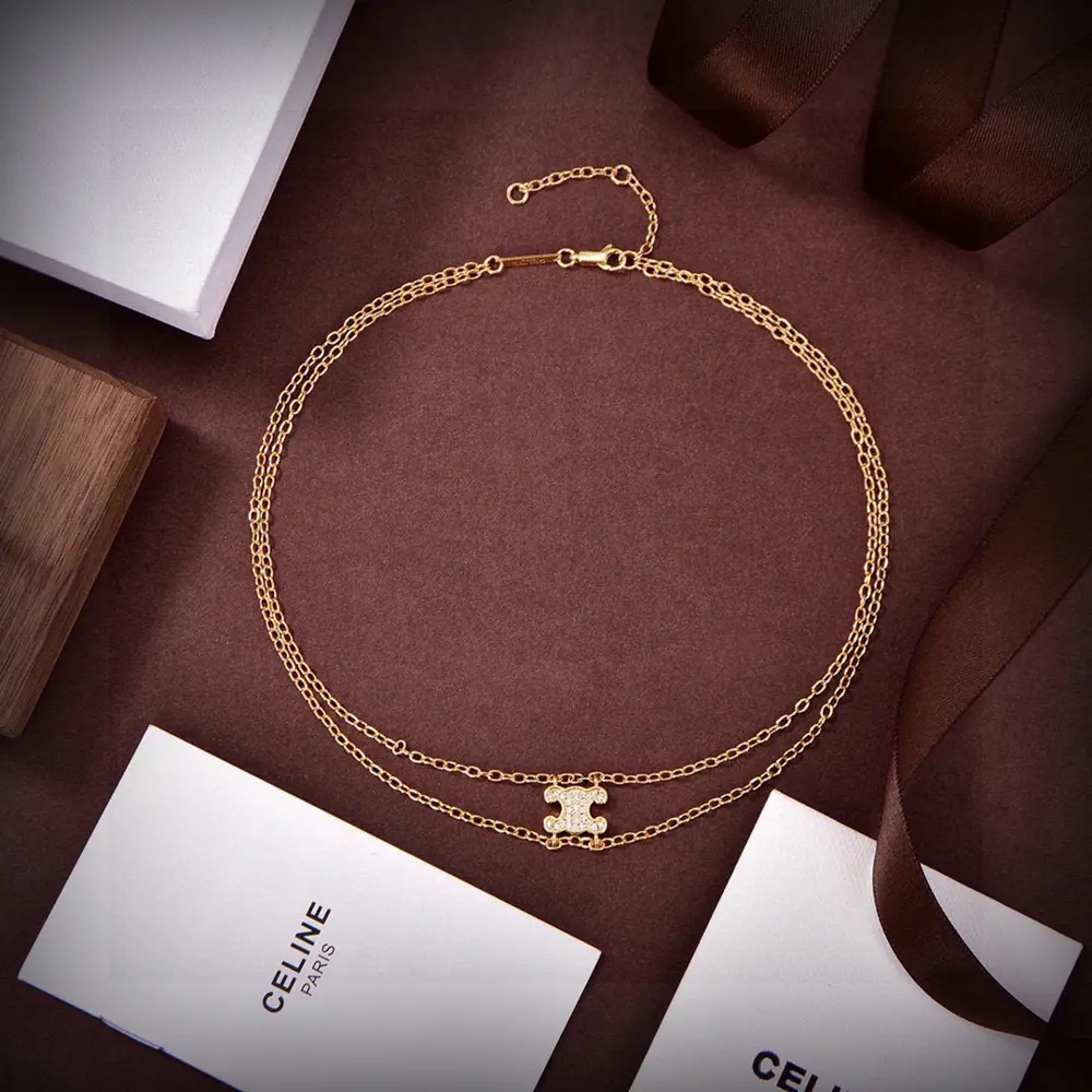 Celine Arc de Triomphe necklace