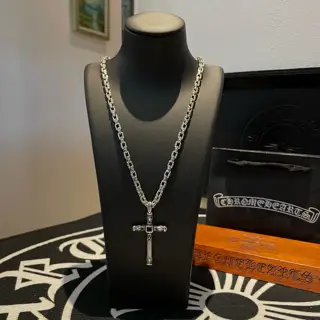 Chrome Hearts Classic Vintage Cross Necklace Cross Pendant