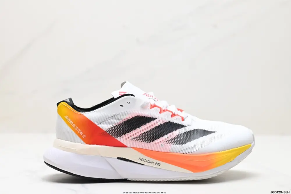 Adidas adizero BOSTON 12 M summer breathable mesh racing running shoes Boost cushioning sole ID4237