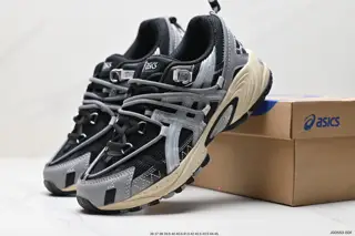 ASICS/Asics #Breathable mesh upper with some synthetic leather material#Using the new AHAR+