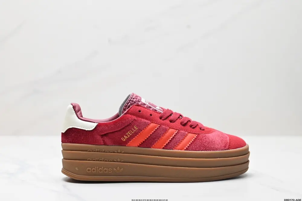 Adidas Gazelle Bold W low-top retro versatile casual sports shoes IG4391
