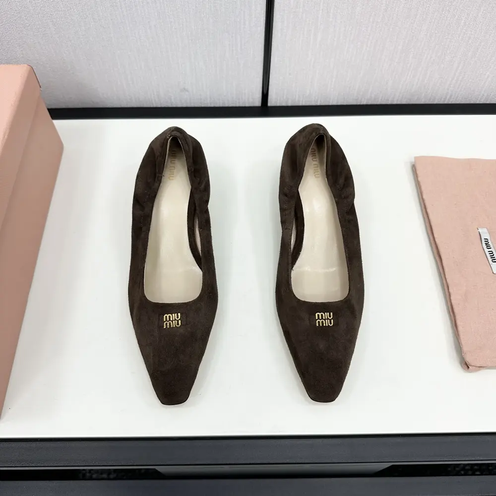 Miu Miu Miu 24ss new British style for autumn and winter Shoes