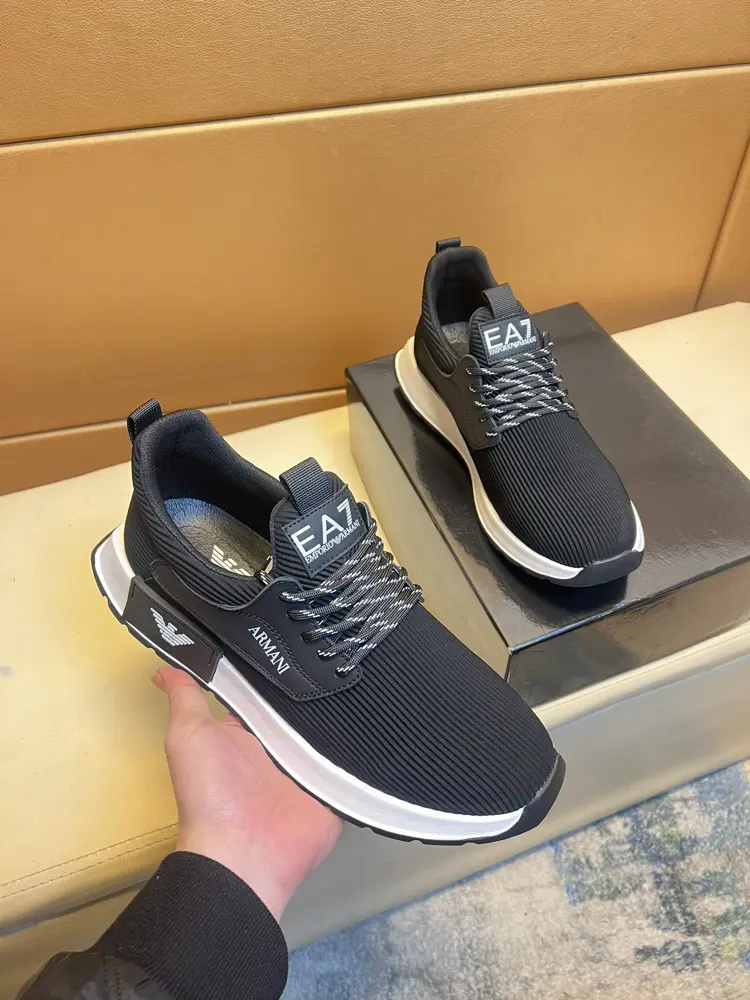 Armani sneakers. A must-have casual shoe for trendy men Original brand imported from Italy