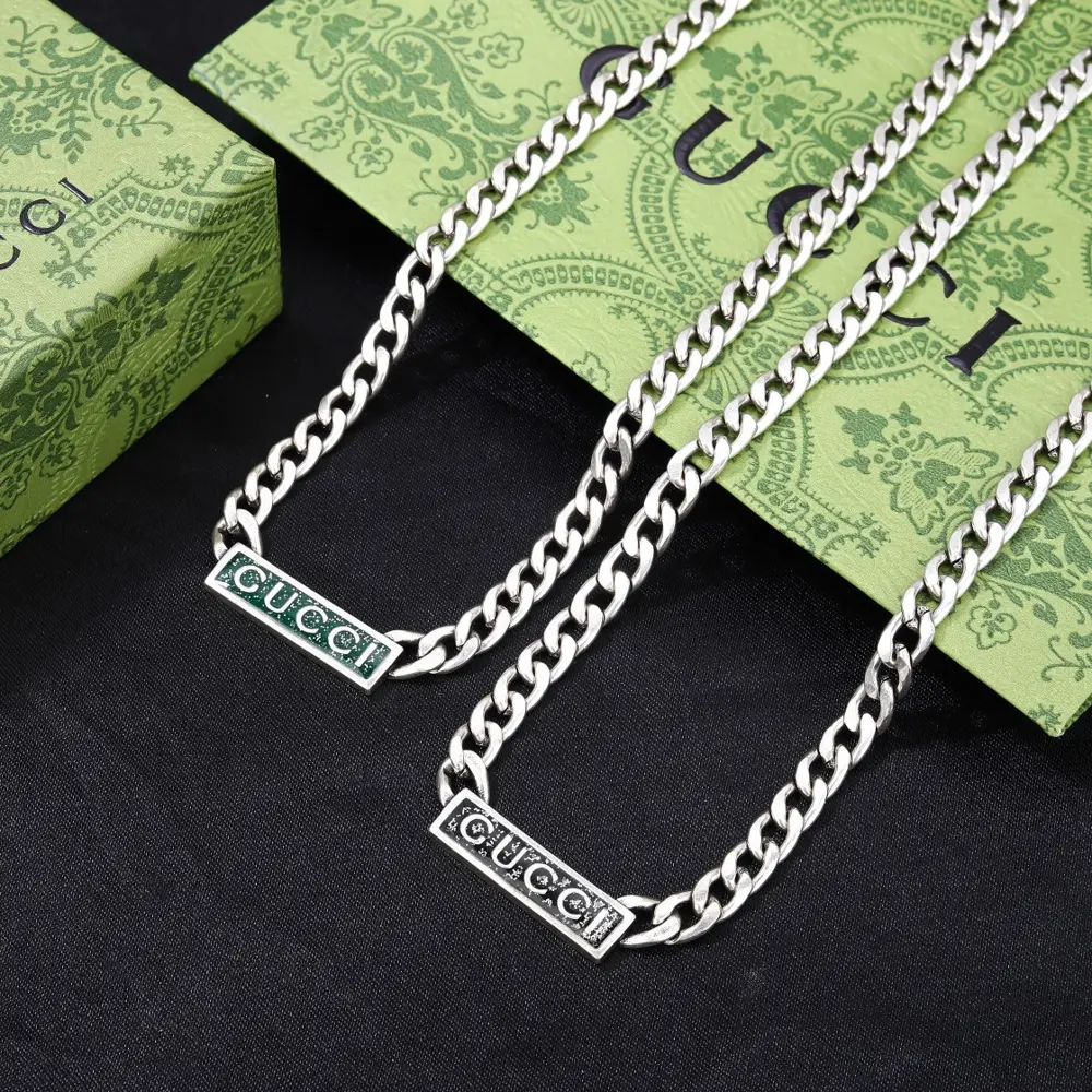 Gucci necklaces are on sale now. Double G necklaces are definitely in the style of Gucci
