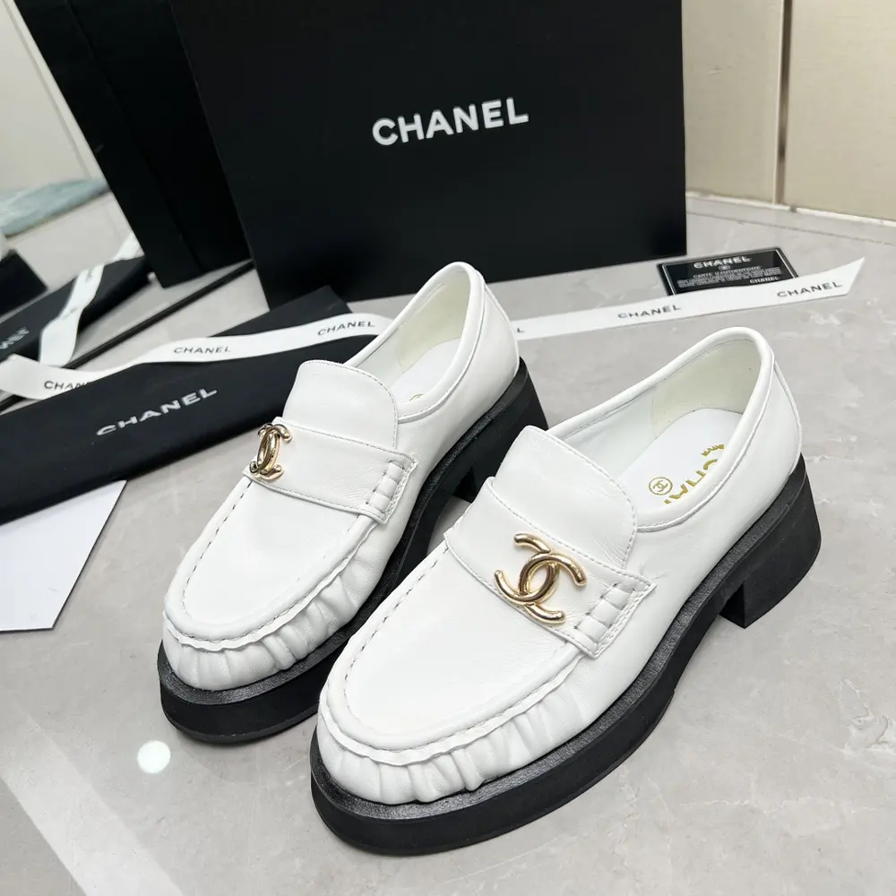 Chanel thick-soled loafers