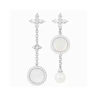APM Monaco white mother-of-pearl earrings