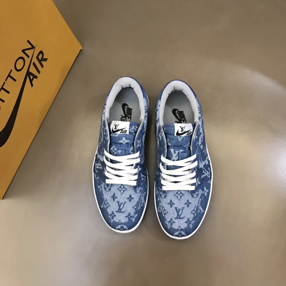 Louis Vuitton x Nike co-branded low-top casual sneakers