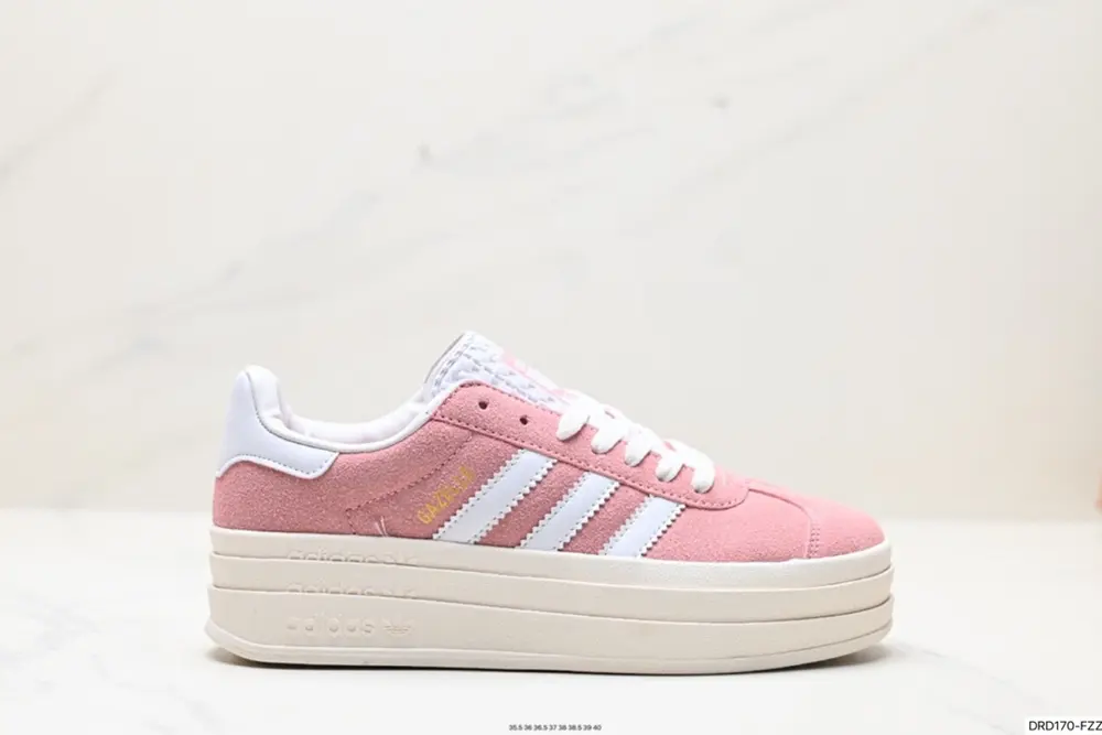 Adidas Gazelle Bold w low-top retro versatile casual sports sneakers HO6125