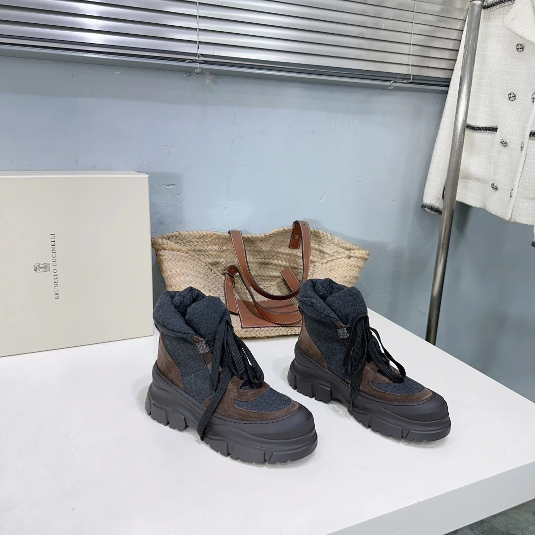 Brunello Cucinelli autumn and winter boots series
