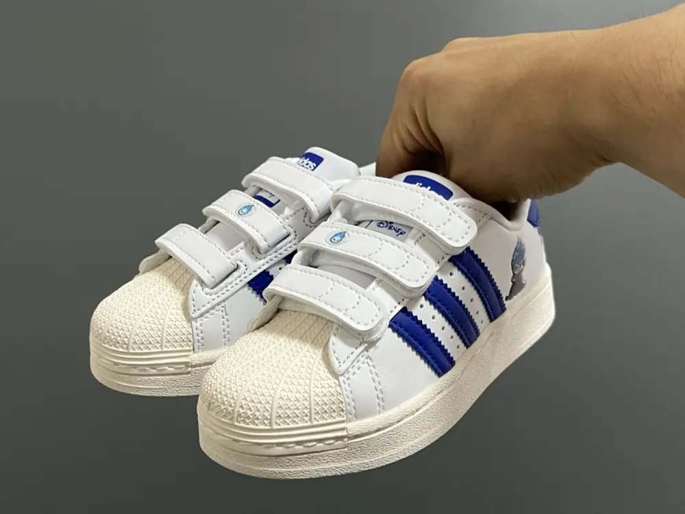 Adidas children’s Velcro sneakers with shell toe