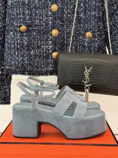 Hermès/Hermès classic H thick-soled sandals