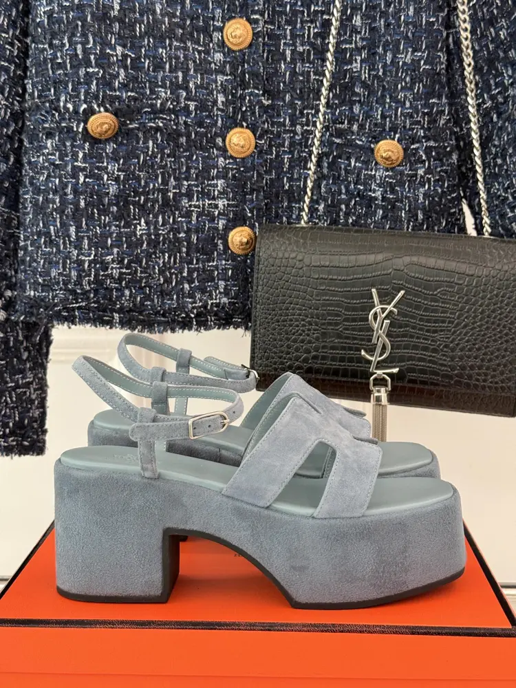 Hermès/Hermès classic H thick-soled sandals