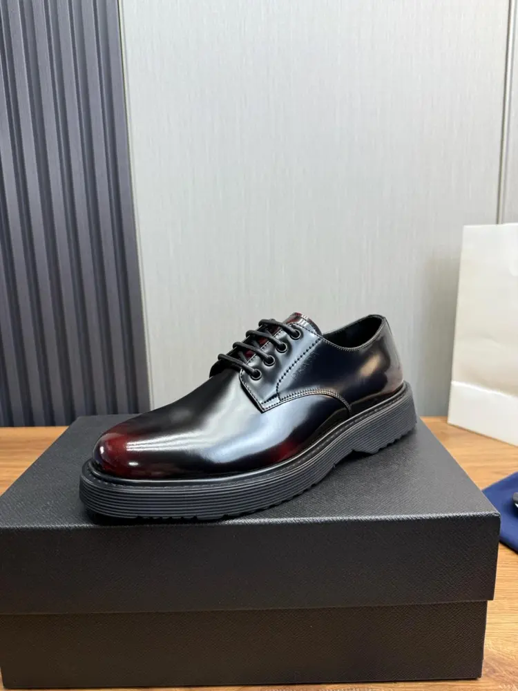 Prada high-end men’s casual leather shoes