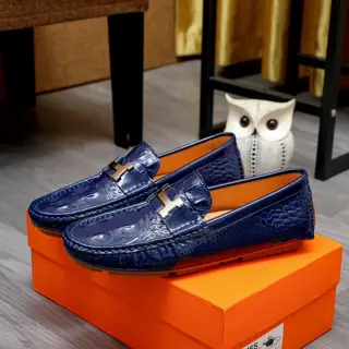 Hermès classic slip-on shoes