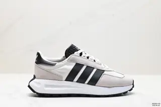 Adidas New Trefoil Thick-soled RETROPY E5 White Dark Blue The new low-top classic sneakers HQ6886