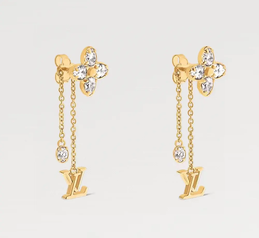 Louis Vuitton Earrings Necklace Bracelet