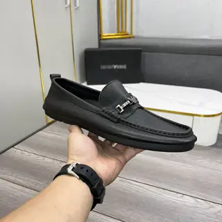 Armani men’s shoes original replica High-end men’s casual loafers/ driving shoes