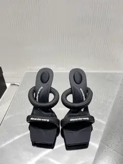 Alexander Wang Transparent Crystal Water Sandals