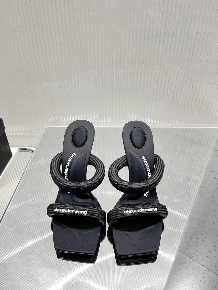 Alexander Wang Transparent Crystal Water Sandals