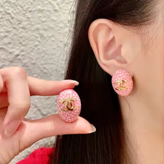 CHANEL style ear clip Earrings