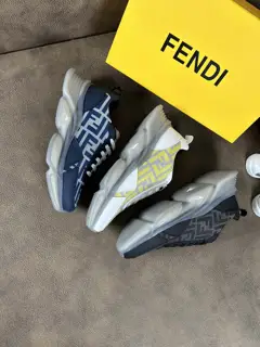 FENDI men’s high-top casual shoes