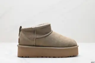 UGG Zhou Dongyu same style thick-soled snow boots for women 2024 new style leather and fur