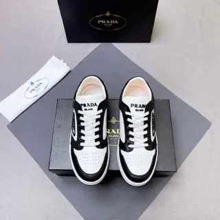 Prada men’s leather sneakers