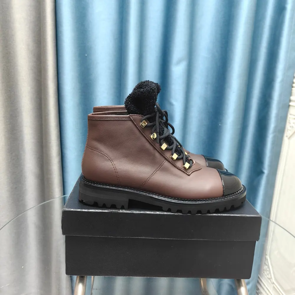 Chanel Double C Autumn and Winter Martin Boots