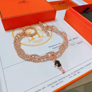 New Hermès bracelet thickened platinum version. High-end precision version
