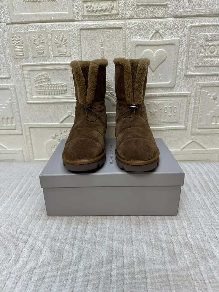 Brunello Cucinelli lambskin mid-boots