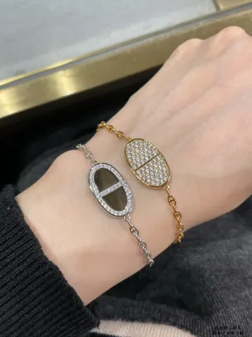 Hermes Round brand pig nose bracelet