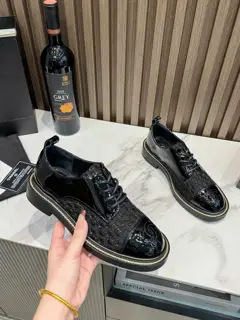 Chanel early spring small leather shoes