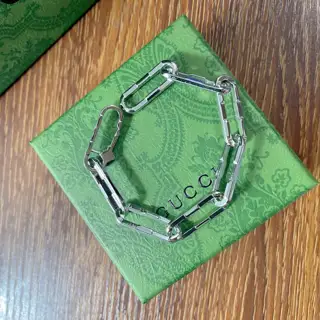 GUCCI Link to Love wide bracelet size 17.19.21