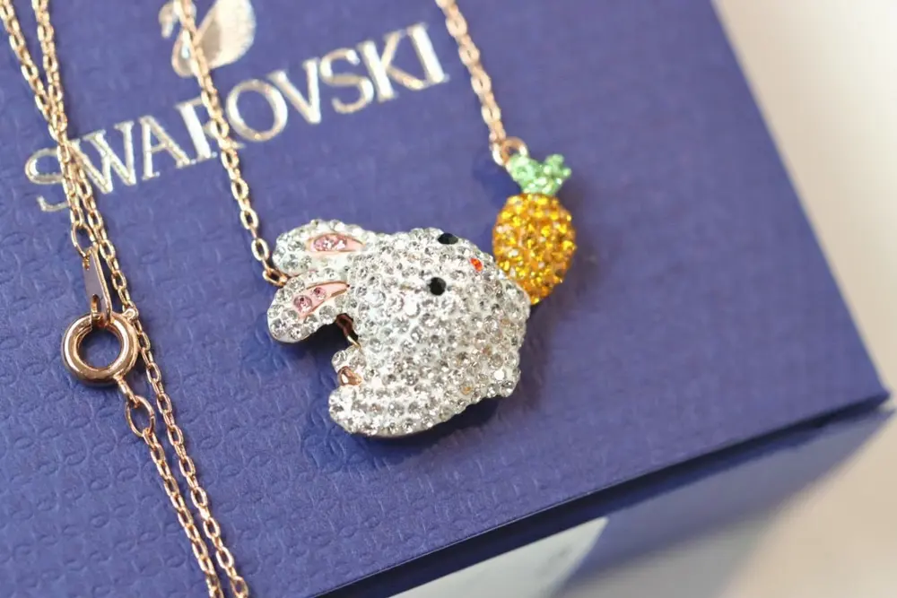 Swarovski Year of the Rabbit Diamond Cute Rabbit Series Necklace