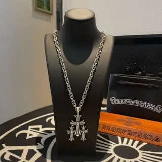 Chrome Hearts classic retro multi-element letter necklace