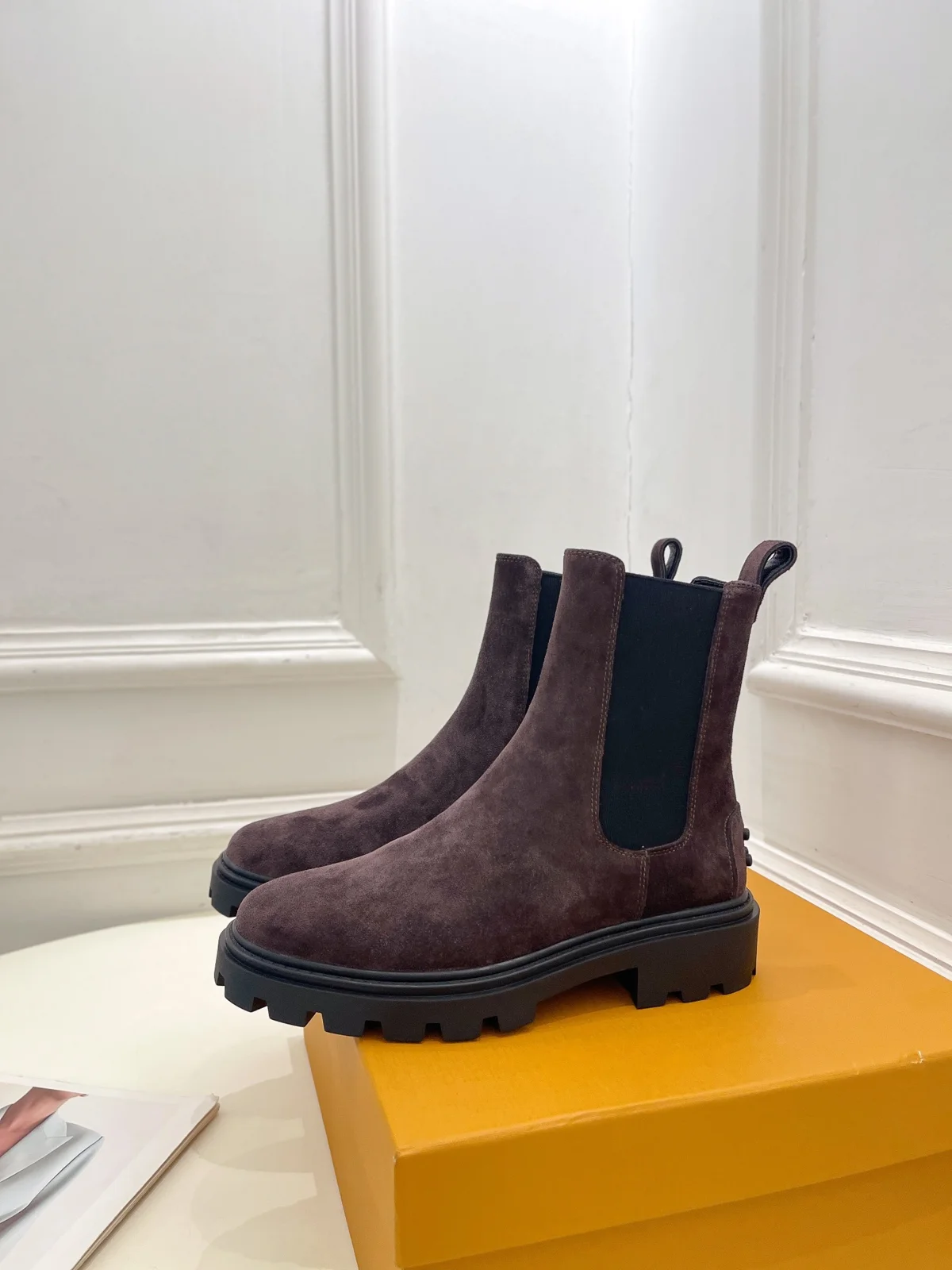 Tods Chelsea boots counter main series new arrival〰