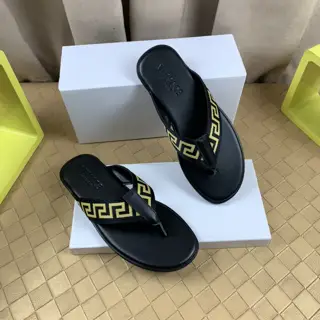 Versace casual slippers Official website original 1:1 mold Original quality