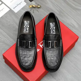Salvatore Ferragamo business slip-on shoes