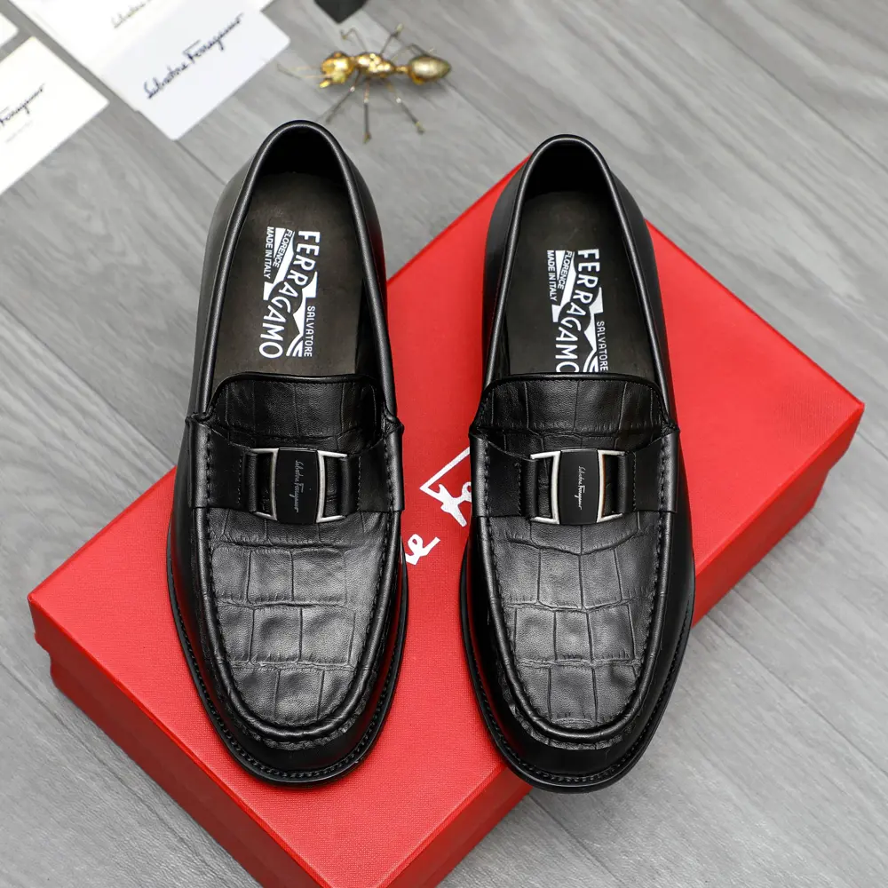 Salvatore Ferragamo business slip-on shoes