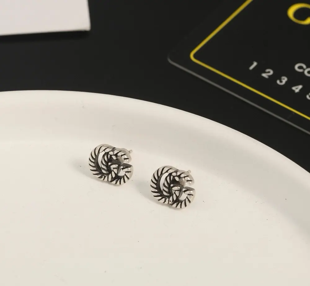 Gucci retro G letter old new style hot selling earrings