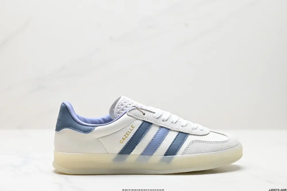 Adidas Originals Gazelle Indoor Trefoil Retro Anti-slip Wear-resistant Low-top Sneakers The HQ8718